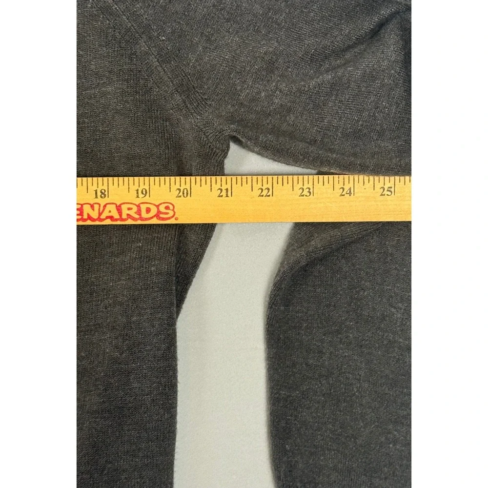 Karen Scott Cardigan Sweater Women XL Gray NWOT Pearl Button Long Sleeve Knit